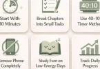 easy study tips at home